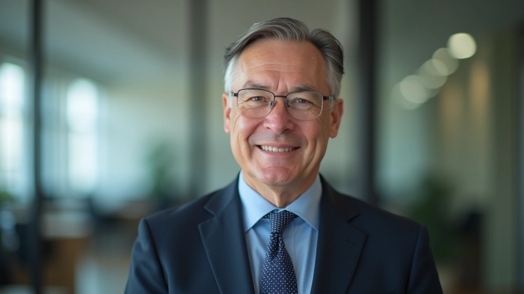 Portrait of family finance expert, professional appearance, knowledgeable expression