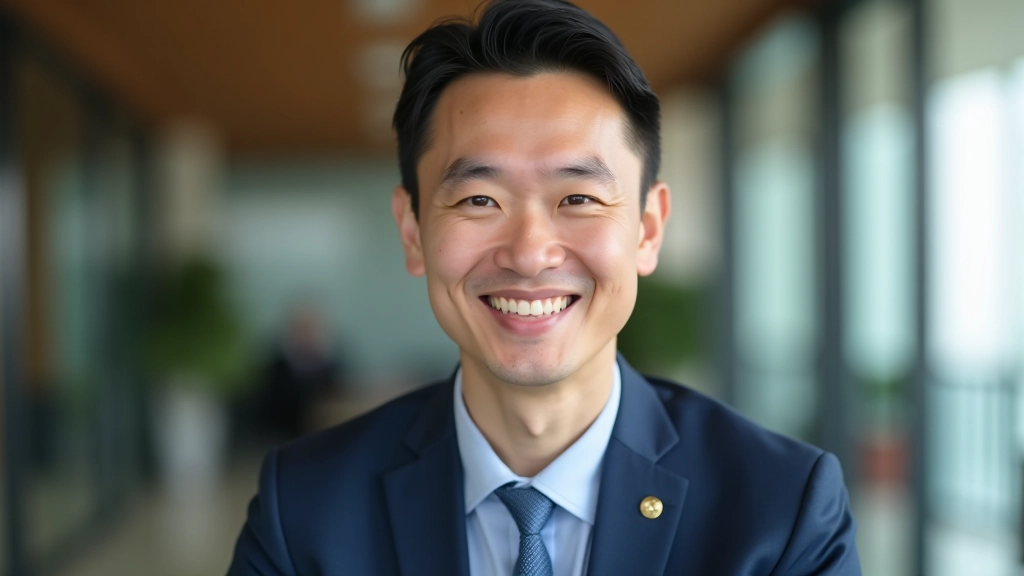 Portrait of experienced financial advisor in professional attire, confident expression