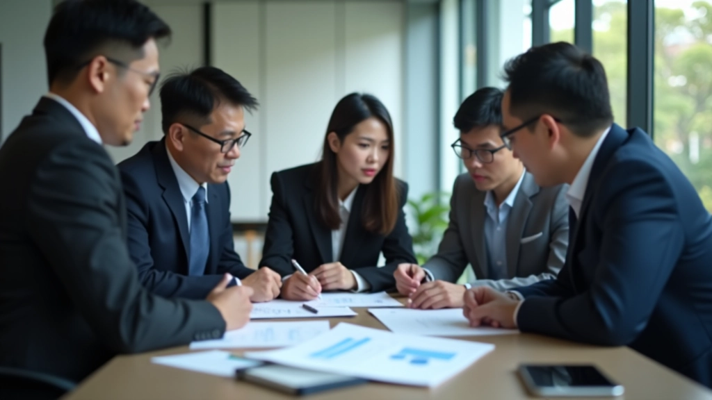Team discussing financial planning